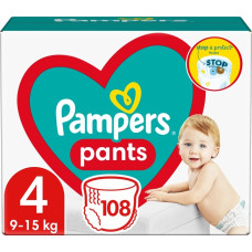 Подгузники-трусики Pampers Pants 4 (9-15 кг), 108 шт.