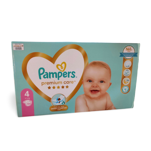 Подгузники Pampers Premium Care 4 (9-14 кг) 104 шт., 4015400465447