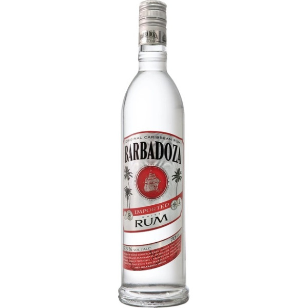 Ром Barbadoza White 0.7 л 37.5%, 4770053232036