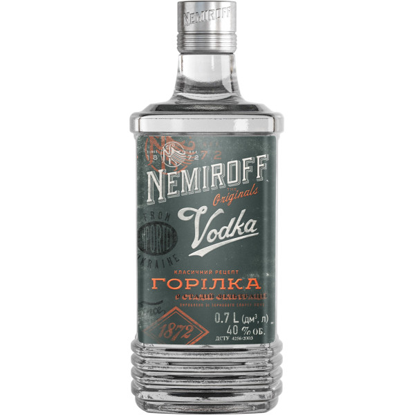 Горілка особлива Nemiroff Оригінал 0.7 л 40%