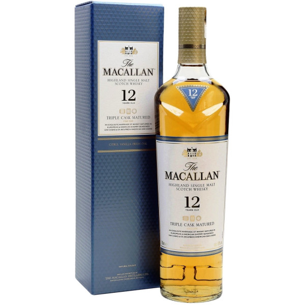 Виски The Macallan Triple Cask 12 YO 0.7 л 40%, 5010314048907, Macallan