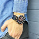Guardo 11458(1)-6 Blue-Cuprum- Orange