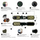Ремінець паракордовий багатофункціональний Black 1051-0596