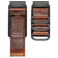 Ремінець для годинника Hemsut HGA137 Mens leather Garmin Whisky 22 mm