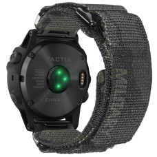 Ремешок для часов Hemsut HGA131 Military Velcro Garmin Camo Black 20 mm