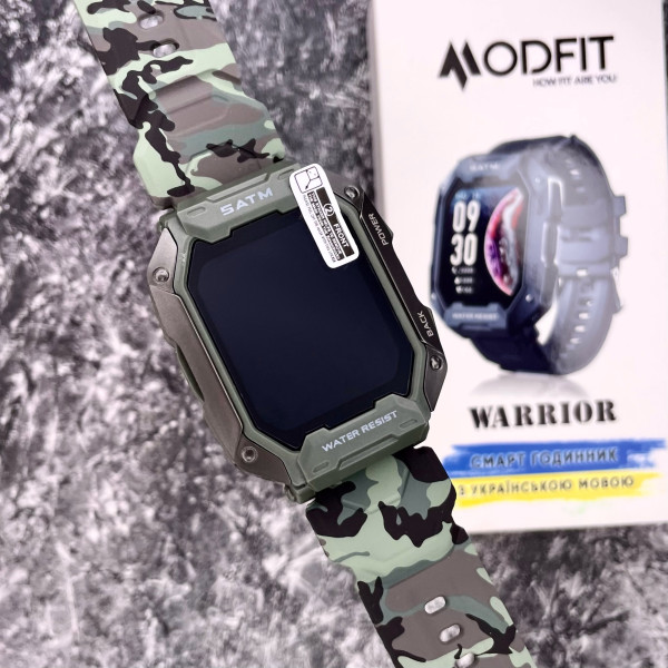 Умные часы Modfit Warrior Army Green Camo Band