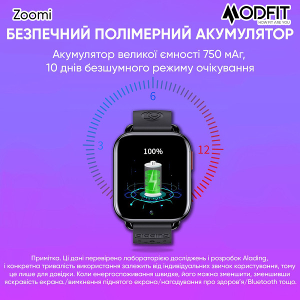 Розумний дитячий годинник Modfit Zoomi Blue