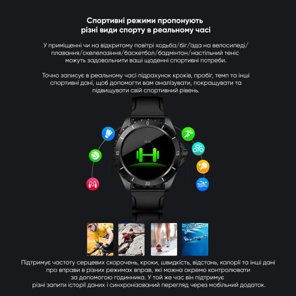 Розумний годинник Modfit ProTrainer GPS White