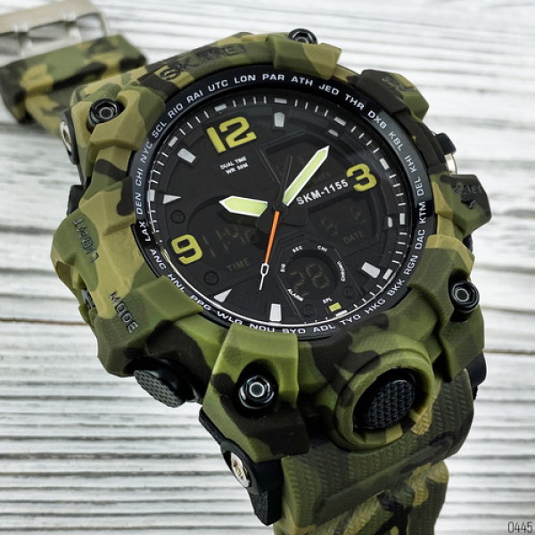 Skmei 1155B Military Green, 1080-0445, Skmei