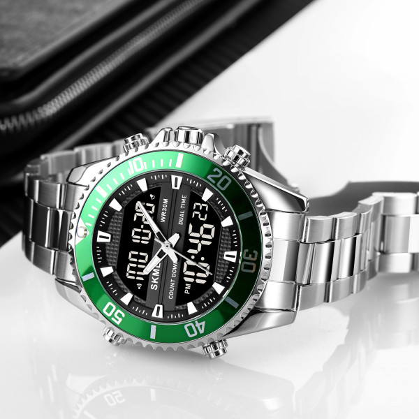 Skmei 1850SIGN Silver-Green