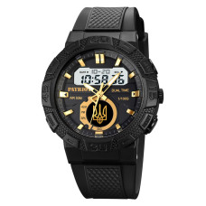 Годинник наручний Patriot 013UAGW Ukraine Gold-White + Коробка
