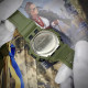 Годинник наручний Patriot 004CMGRDPS ДПС Зелений камуфляж + Коробка.