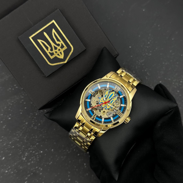 Годинник наручний Patriot 025 Sharp Gold Blue.