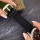 Годинник наручний Awarder Embroidery Silver-Army Green Black Automatic 10ATM