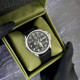 Годинник наручний Awarder Embroidery Silver-Army Green Black Automatic 10ATM