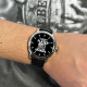 Football Watch with Custom Leather Strap Model 220120 - Gift for Him