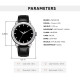 Football Watch with Custom Leather Strap Model 220120 - Gift for Him
