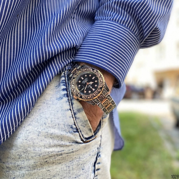 Rolex Submariner Pattern Silver-Cuprum