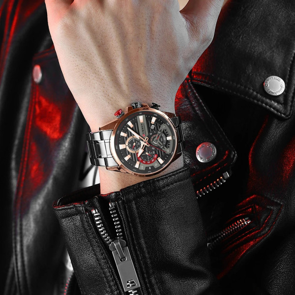 Curren 8417 Black-Gold, 1008-0324, Curren