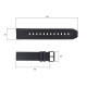 Ремінець для годинника Skmei 1502BK Black 1051-0589