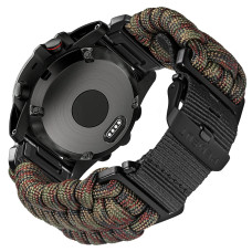 Ремінець для годинника Hemsut HGA145 Rugged Paracord Military Garmin 22 mm