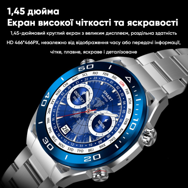 Розумний годинник SK4 Ultimate Black