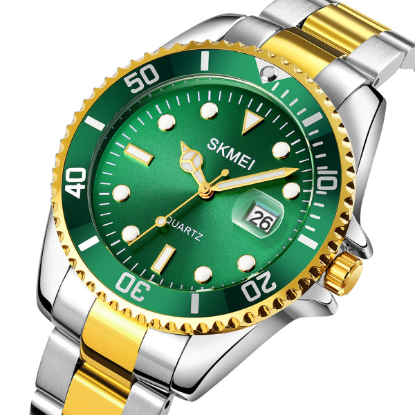 Skmei 1779TGDGN Silver-Gold-Green, 1080-1016, Skmei
