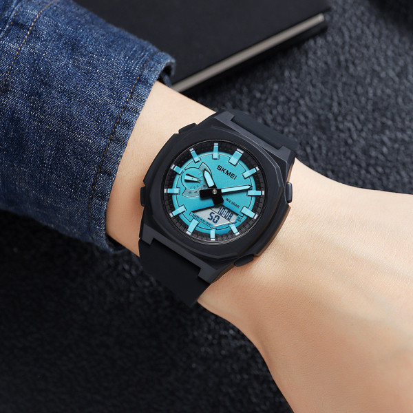 Skmei 2091BKLTBUWT Blask-Lignt Blue-White