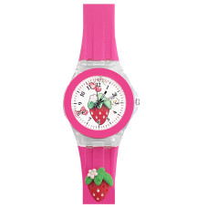 Дитячий годинник Better 005 Strawberry Pink-White