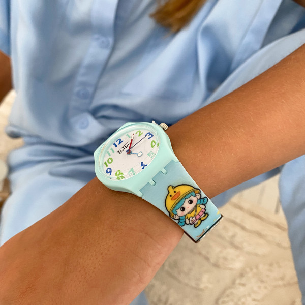Дитячий годинник Better 012 Chick Light Blue-White