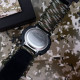 Годинник наручний Patriot 005 Тризуб срібло  Чорний Паракордовий ремінець Camo Green + Коробка.