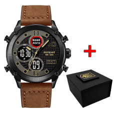 Годинник наручний Patriot 017 Ваше Лого Black-Brown