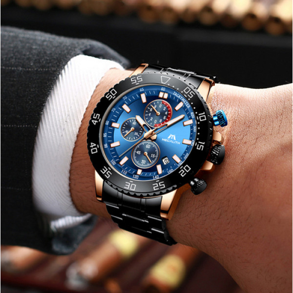 Megalith 8087M Black-Cuprum-Blue