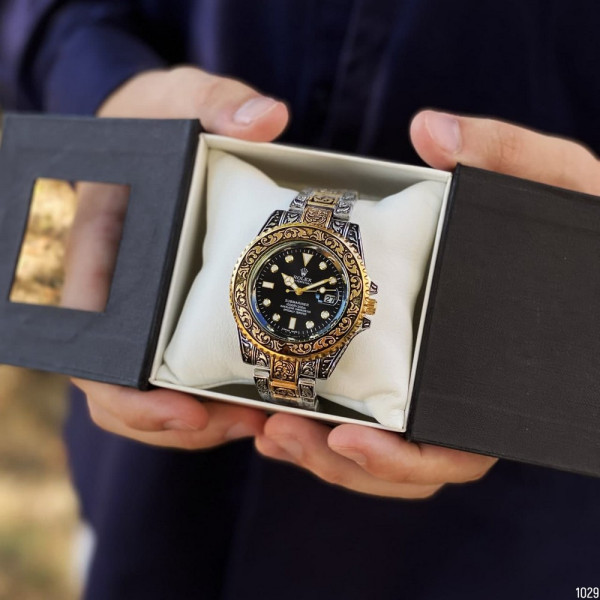 Rolex Submariner Pattern Silver-Gold
