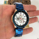 Наручний годинник Forsining 1137 Blue-Cuprum-White