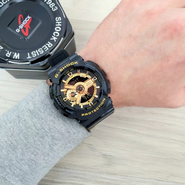 Casio G-Shock GA-110 Black-Gold New