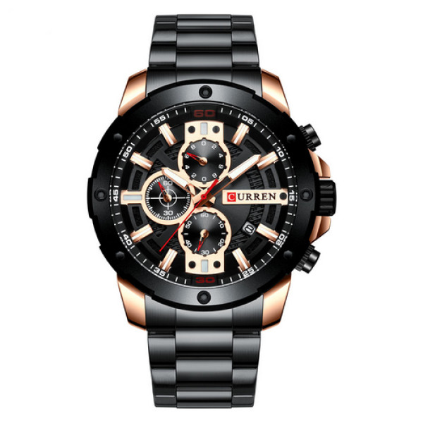 Curren 8336 Black-Cuprum, 1008-0256, Curren