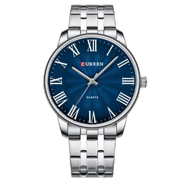 Curren 8422 Silver-Blue, 1008-0338, Curren