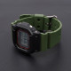 Ремінець для Casio G-Shock DW-5600/6900/G-5600/GW-M5610 Army Green Black