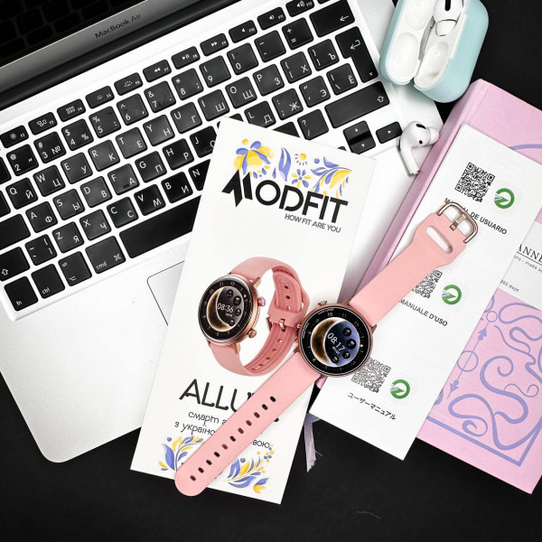 Розумний годинник Modfit Allure Gold-Pink