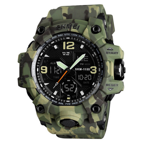 Skmei 1155B Military Green, 1080-0445, Skmei