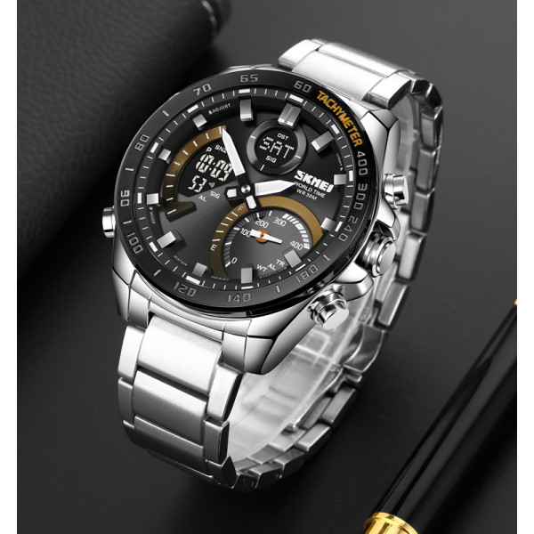 Skmei 1889GDBK Silver-Gold-Black, 1080-0984, Skmei