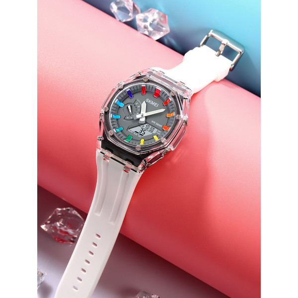 Skmei 2100WTGY White-Grey