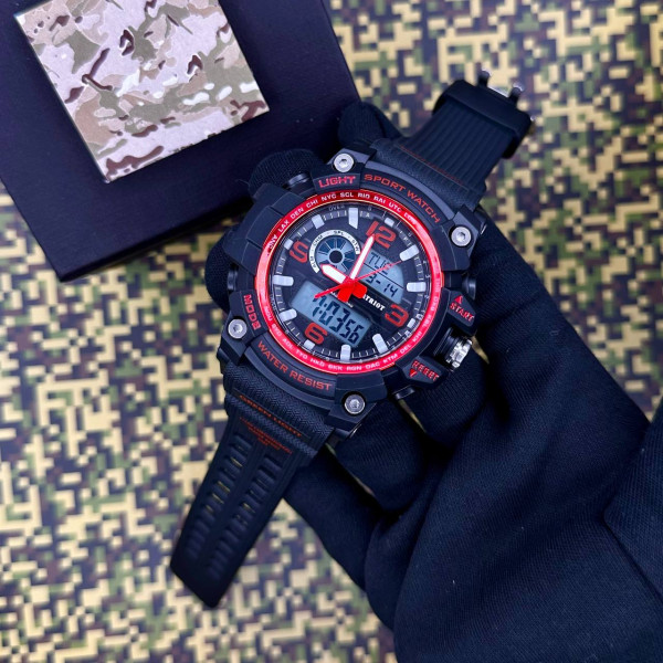 Часы наручные Patriot 012RD Black-Red