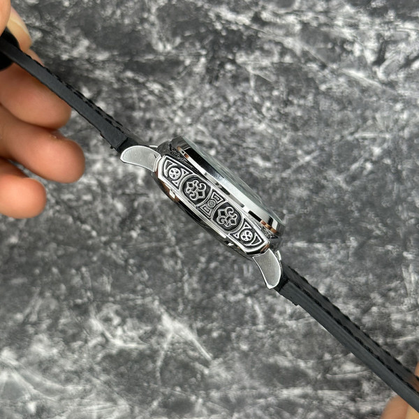 Годинник наручний Patriot 021-3D Скелетон Не забуду дім Silver-White