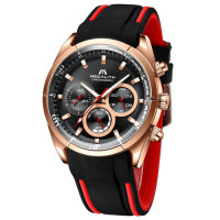 Megalith 8049M Black-Cuprum-Red
