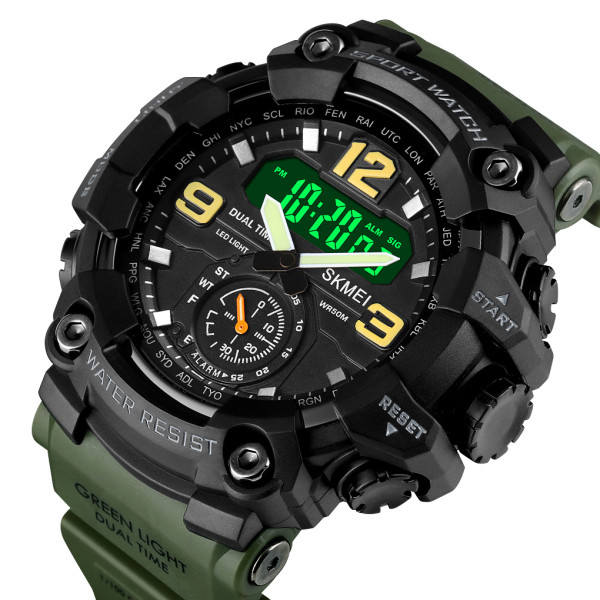 Skmei 1637 Black-Military Wrisband