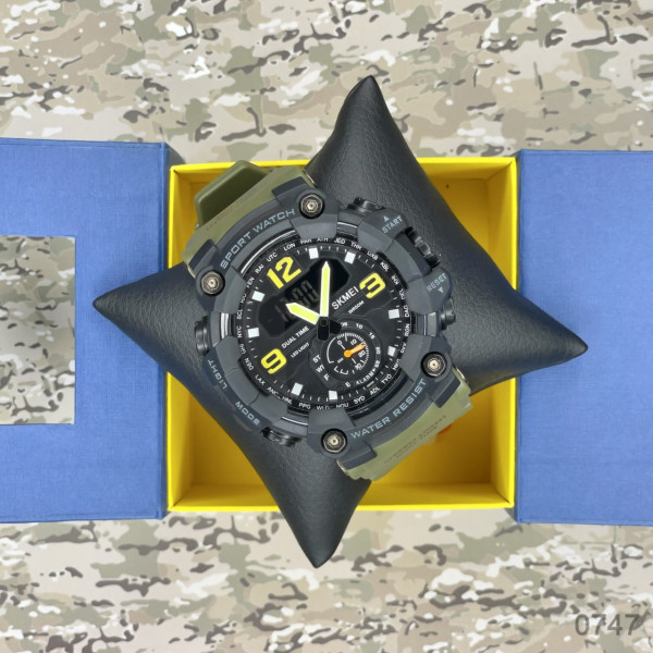 Skmei 1637 Black-Military Wrisband
