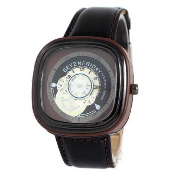 Sevenfriday Leather Brown-Black, 1075-0014, Sevenfriday