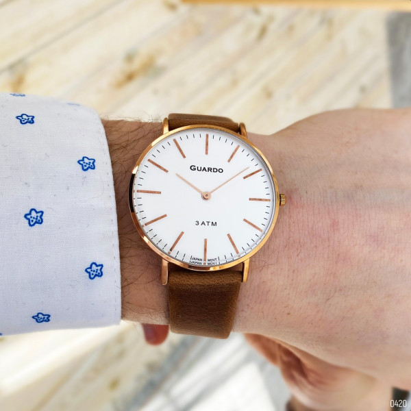 Guardo 11014-6 Brown-Cuprum-White